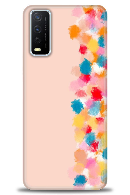 Vivo Y20 Kılıf HD Baskılı Kılıf - Parça Tuval