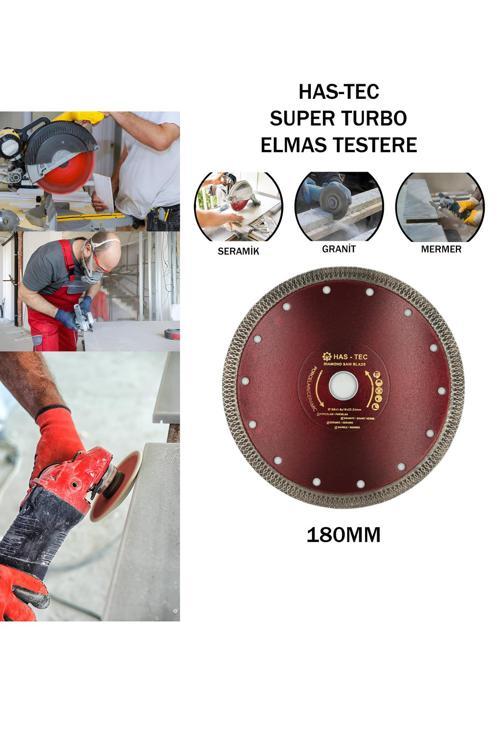 180 Mm – Elmaslı Turbo Kesici | Seramik, Porselen, Mermer Ve Granit İçin İnce Ve Hassas Kesim