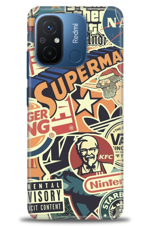 Xiaomi Redmi 12C Kılıf HD Baskılı Kılıf - Superman