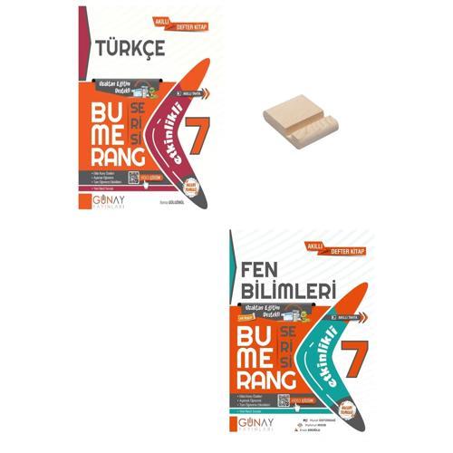 7. Sınıf Bumerang Etkinlikli Türkçe ve Fen Bilimleri Kitabı + Telefon Standı