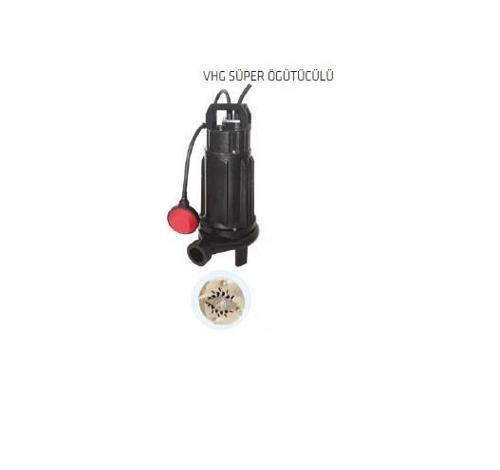 VHG100/32MF Döküm Gövdeli Süper Öğütücülü Atık Su Pompası 1hp