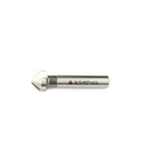 3 Ağızlı Silindirik Saplı Havşa Freze 90° 6.3mm