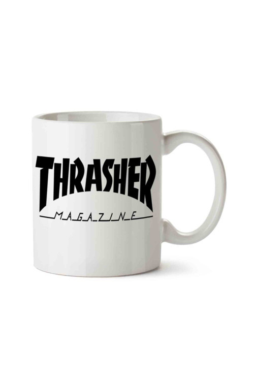 Art hedi̇ye Thrasher Magazine Iki Tarafı Baskılı Kupa Bardak