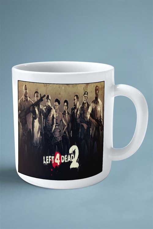Art hedi̇ye left four Oyun Baskılı Kupa Bardak Çift Taraflı Baskı Kişiye Özel model 5