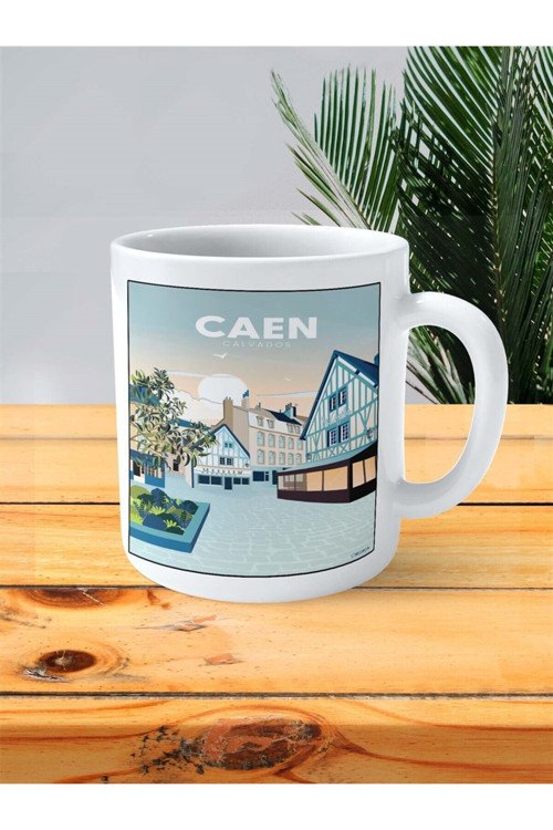Art hedi̇ye caen Baskılı Kupa Bardak Kişiye Özel desen
