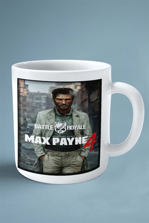 Art hedi̇ye max payne Oyun Baskılı Kupa Bardak Çift Taraflı Baskı Kişiye Özel model 8
