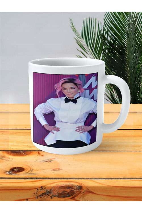 Art hedi̇ye halsey Baskılı Kupa Bardak Kişiye Özel desen 2