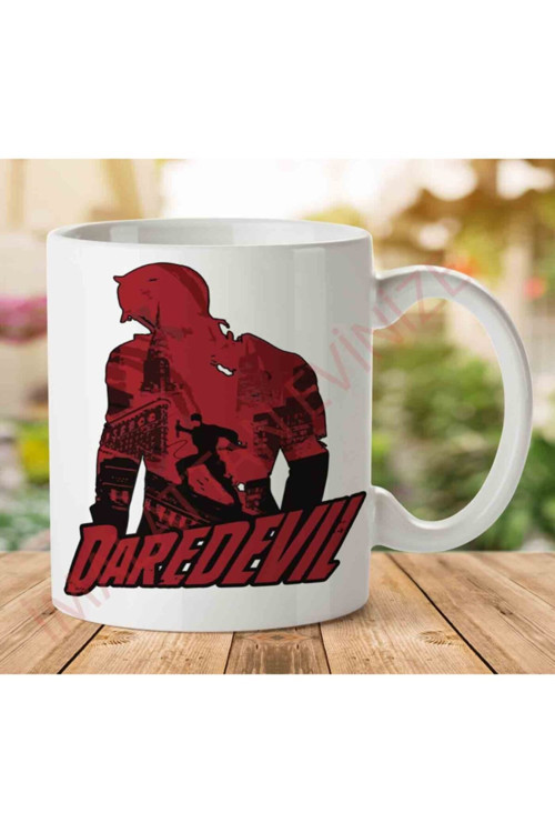 Art hedi̇ye Daredevil Iki Tarafı Baskılı Kupa Bardak