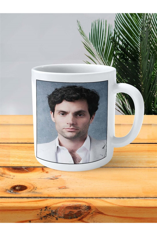 Art hedi̇ye Penn Badgley Baskılı Kupa Bardak Kişiye Özel desen 1