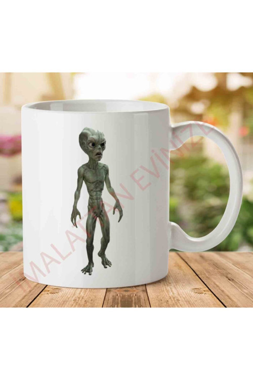 Art hedi̇ye Alien Iki Tarafı Baskılı Kupa Bardak