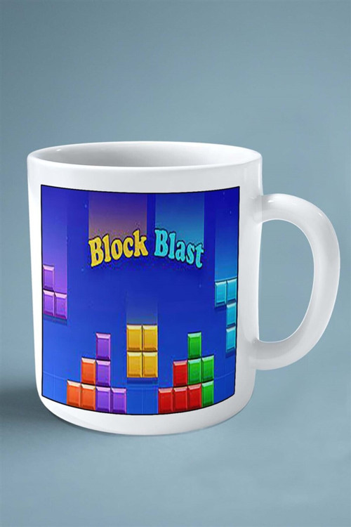 Art hedi̇ye Block Blast Adventure Master Mobil Oyun Baskılı Kupa Bardak Çift Taraflı baskı kişiye özel model 7