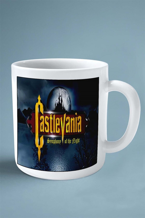 Art hedi̇ye Castlevania Oyun Baskılı Kupa Bardak Çift taraflı Kişiye Özel model 1