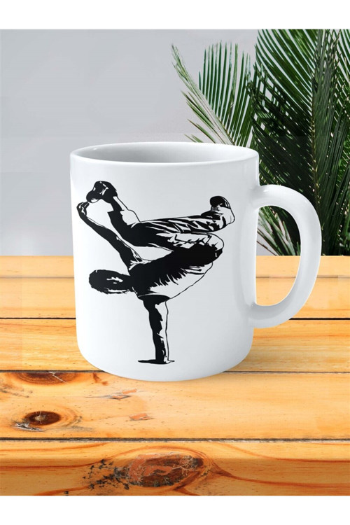 Art hedi̇ye break dans Baskılı Kupa Bardak Kişiye Özel Model 4