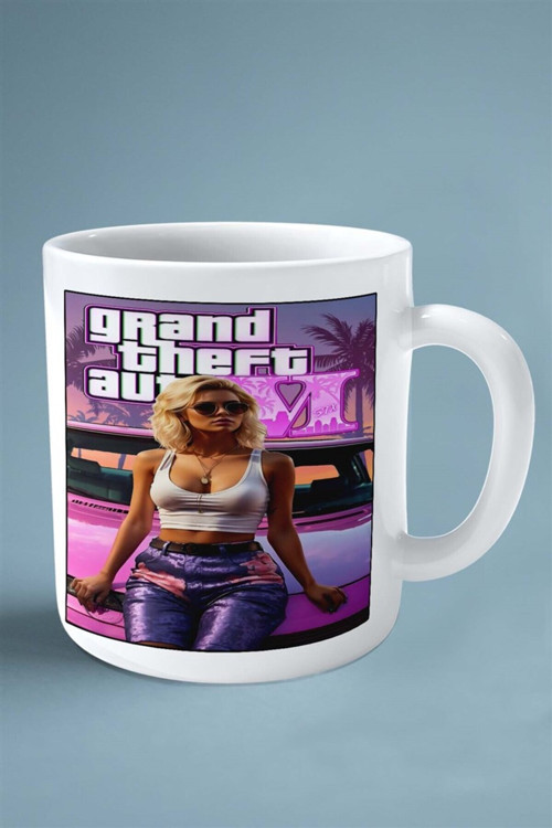 Art hedi̇ye Grand Theft Auto gta Oyun Baskılı Kupa Bardak Çift taraflı Kişiye Özel model 33