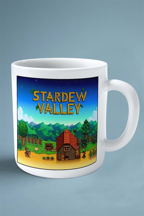 Art hedi̇ye stardew valley Oyun Baskılı Kupa Bardak Çift taraflı Kişiye Özel model 6