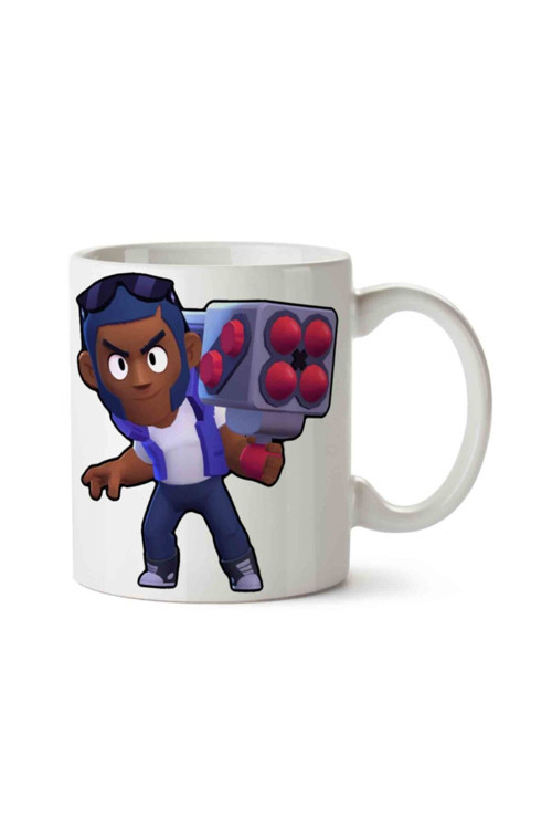 Rawl Stars Brawlers Brock Baskılı Kupa Bardak