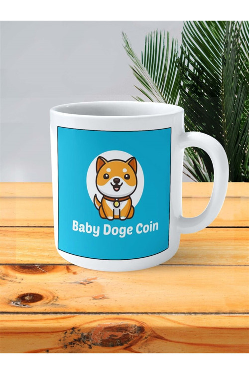 Art hedi̇ye baby doge Baskılı Kupa Bardak Kişiye Özel desen 3