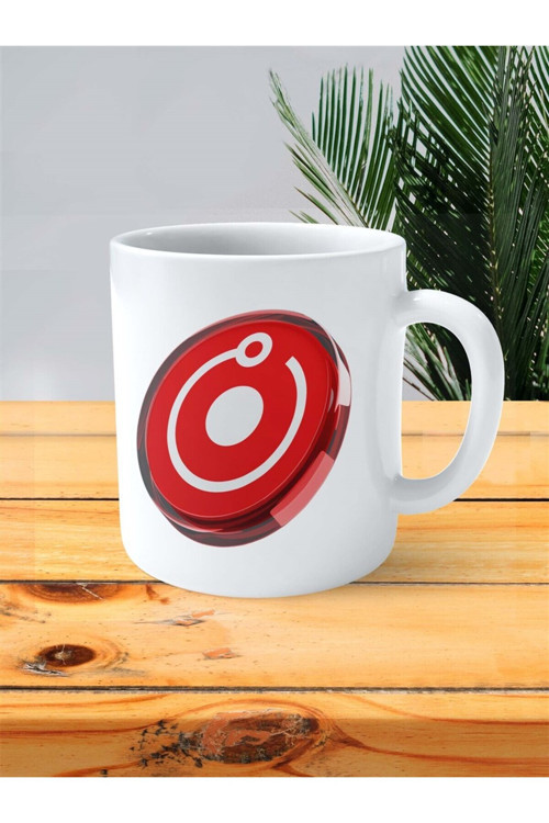 Art hedi̇ye render Baskılı Kupa Bardak Kişiye Özel Model 2