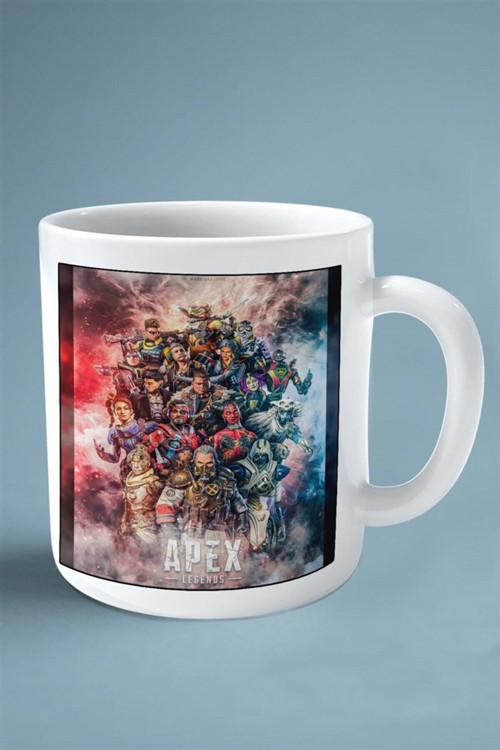 Art hedi̇ye apex legends Oyun Baskılı Kupa Bardak Çift Taraflı Baskı Kişiye Özel model 37