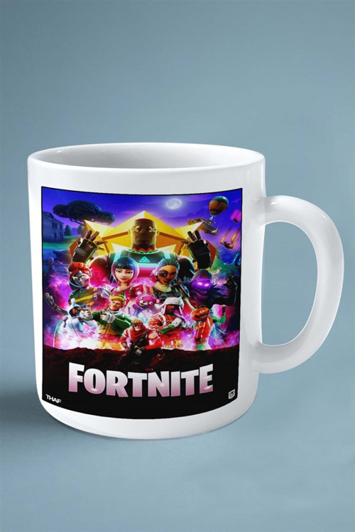 Art hedi̇ye fortnite Oyun Baskılı Kupa Bardak Çift Taraflı Baskı Kişiye Özel model 21