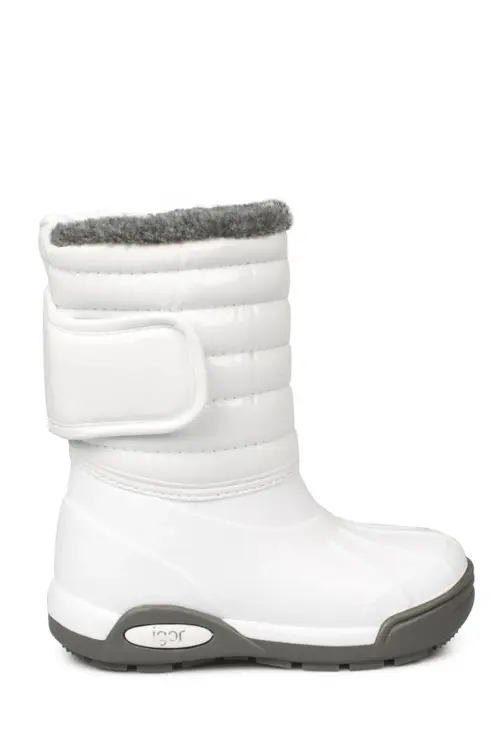 Topo Skı Charol Blanco White Çocuk Çizmesi W10168-001