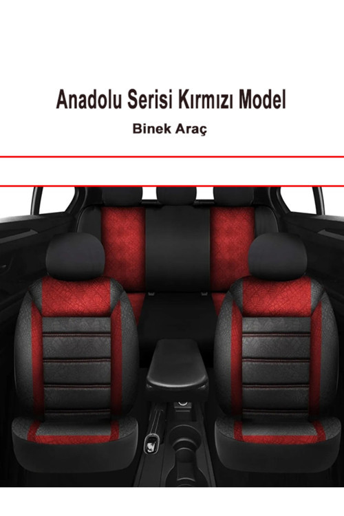 Opel Astra G Simbera Uyumlu Araç,Araba,Oto Anadolu Serisi Koltuk Kılıfı Kirmizi