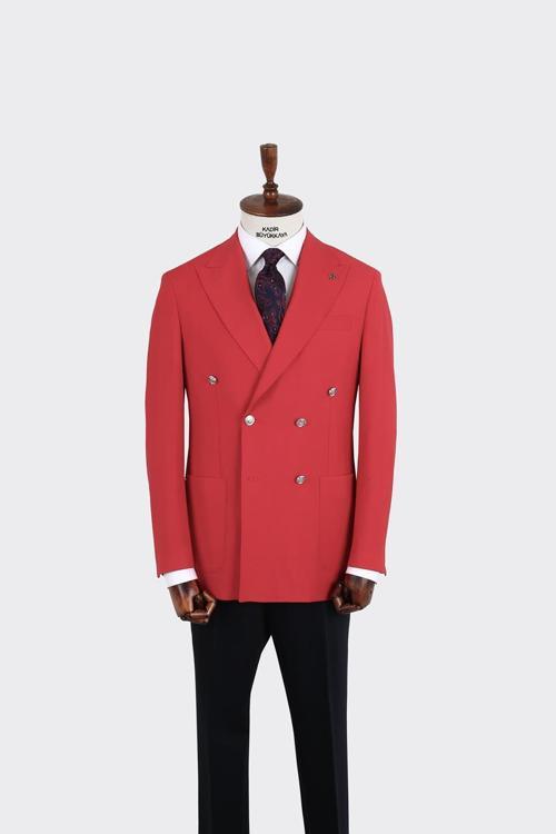 Erkek Kruvaze Ceket-KAX5230S