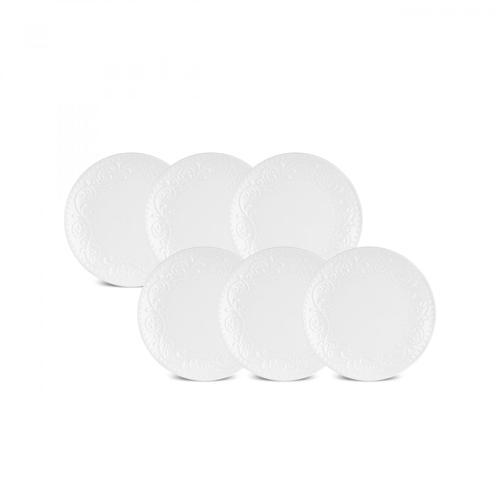 Safir 6 Parça Porselen Kek/Pasta Takımı 21 cm