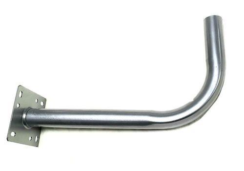 L Anten Borusu 40cm Gri