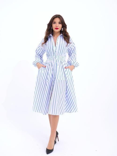 6813 ELBİSE-BALTİMORE ÇİZGİLİ