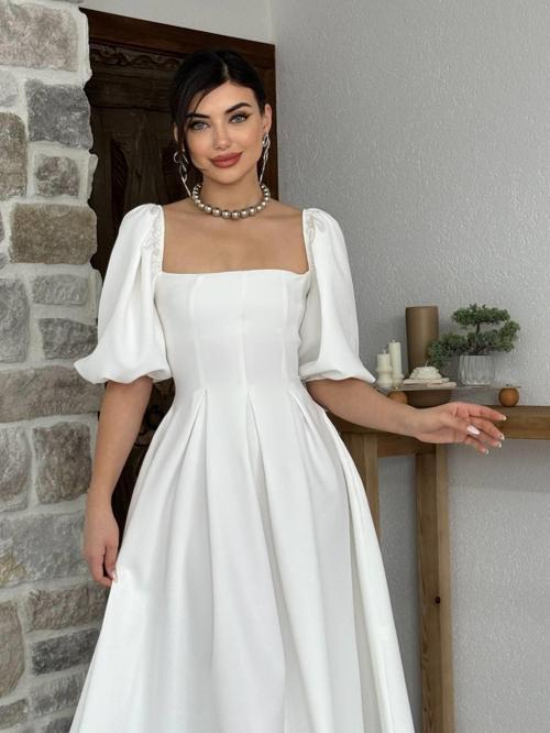 Benjamin Çan Etekli Midi Boy Elbise