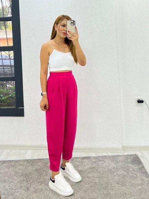 Kadın Yüksek Bel Hürrem Pantolon