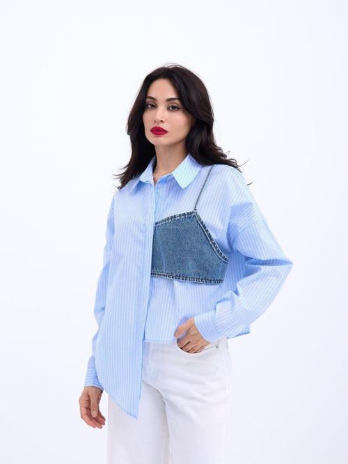 5419 GÖMLEK-SAN DİEGO ÇİZGİLİ