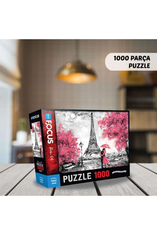 11010876 Blue Focus Paris 1000 Parça Puzzle