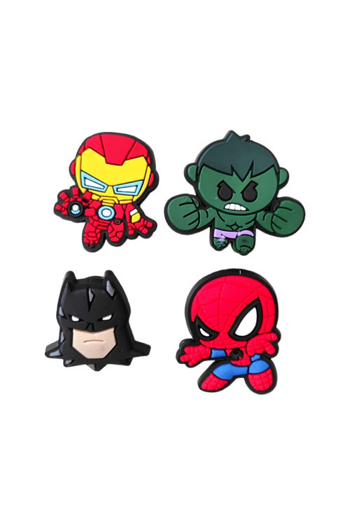Terlik Süsü 4'Lü Set Demir Adam, Hulk, Batman, Örümcek Adam