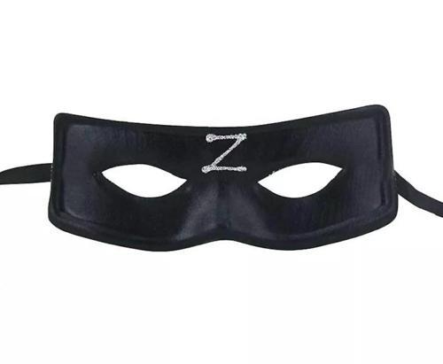 Zorro Maskesi Z Baskılı Lastikli