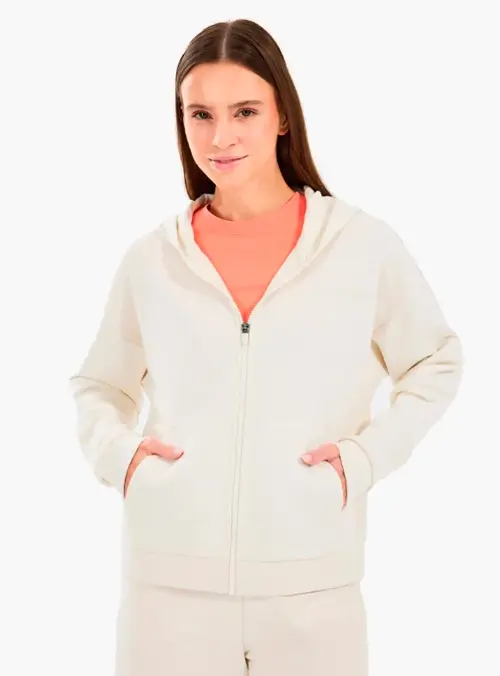 W Essential Full Zip Hoodie Kadın Sweatshirt
