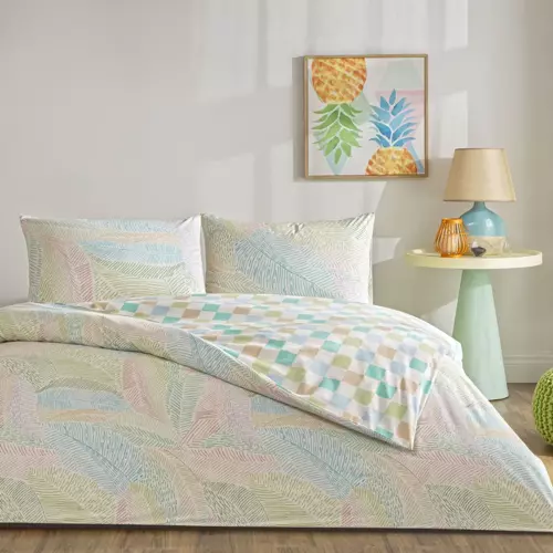 Cardie Ranforce Çift Kişilik Nevresim Takımı Turkuaz