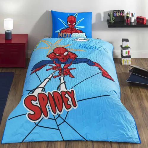 Lisanslı Spiderman Thwip Tek Kişilik Pamuk Complete Set