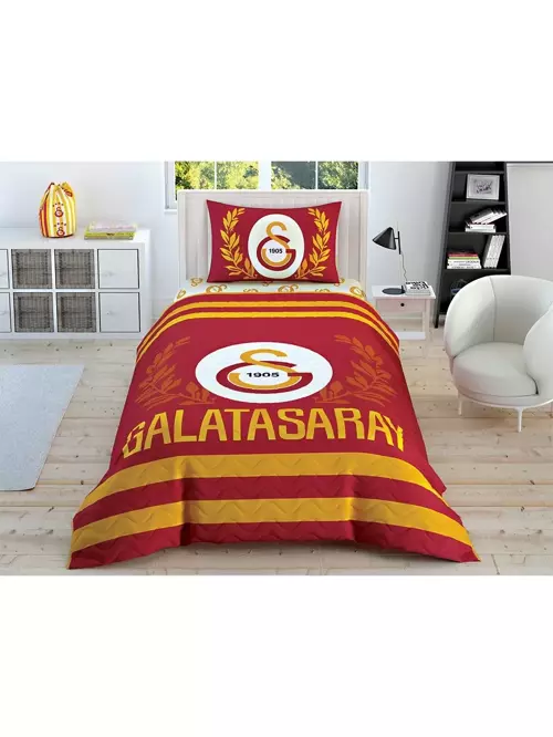 TAC Galatasaray Kırmızı Tek Kişilik Lisanslı Complete Set