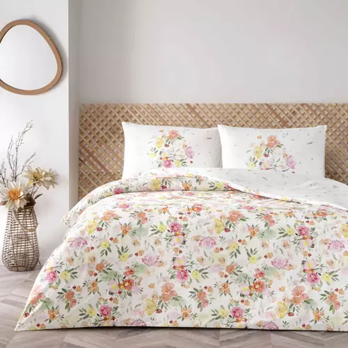 Shirley Ranforce Çift Kişilik Nevresim Takımı Sarı