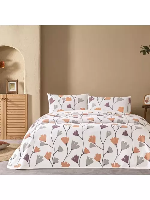 LASSİE PİKE TAKIMI KAHVERENGİ TEK KİŞİLİK