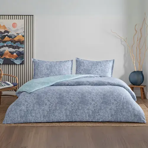 Shimmer Seç&Ser Çift Kişilik Nevresim Takımı Lacivert