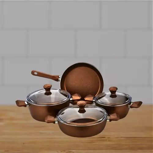 7 PARÇA GRANIKS TENCERE SETİ ROSEGOLD
