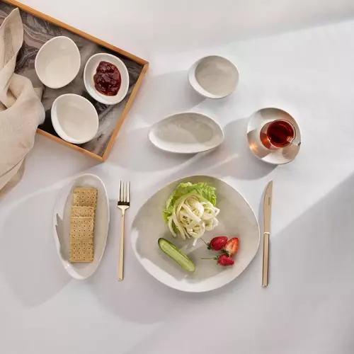 Felis 32 Parça Kahvaltı Takımı Krem