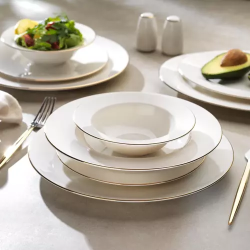 Endless 56 Parça 12 Kişilik Yemek Takımı Altın
