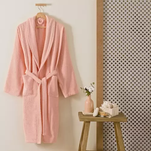 ŞALYAKA PAMUK BORNOZ L/XL SOMON