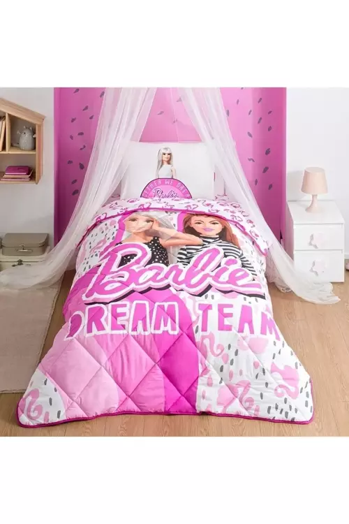 LİSANSLI YORGAN SETİ BARBIE DREAM