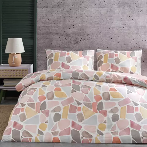 RANFORCE ALVY NEVRESİM TAKIMI PEMBE ÇİFT KİŞİLİK