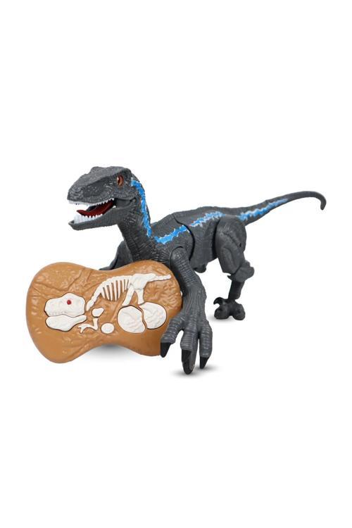 Oyuncak Oyuncak Uzaktan Kumandalı Dinazor Dinozor Sesli Işıklı Velociraptor 45 Cm